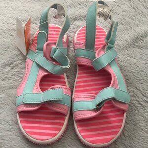 NWT Gymboree sandals girls size 3 (big kid) Jungle Brigts pink blue summer NEW